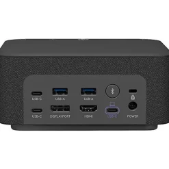 Accesorio Logitech Logi Dock Estación Base Para MeetUp UC Grafito