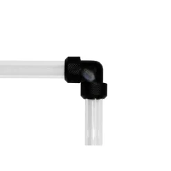 Adaptador Alphacool Eiszapfen 90º 16mm Negro