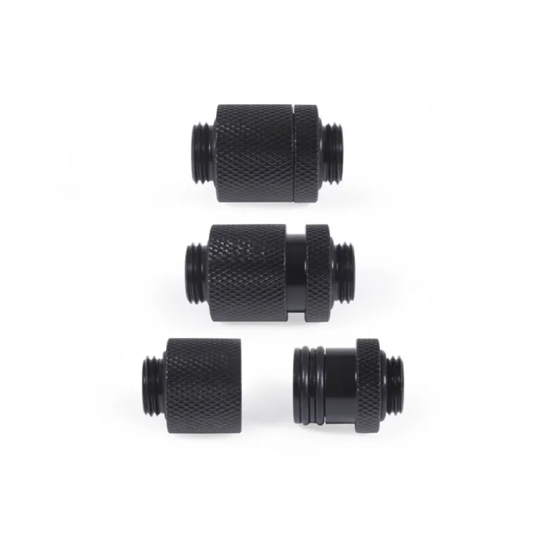 Adaptador Alphacool ES D-Plug 20mm M-M Negro