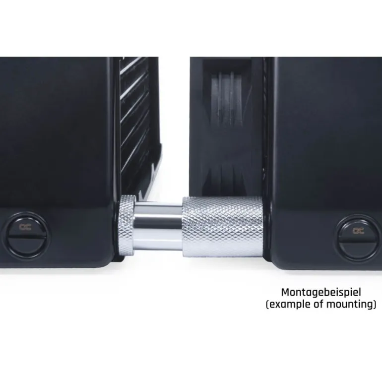 Adaptador Alphacool ES D-Plug 20mm M-M Negro