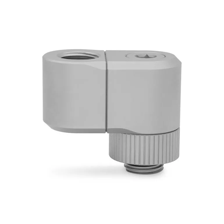Adaptador EKWB EK-Quantum Torque Doble Rotación Offs 21 Satin Titanium