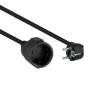 Alargador Nanocable Extension Cable Alimentación 5.0m Negro