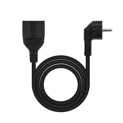 Alargador Nanocable Extension Cable Alimentación 3.0m Negro