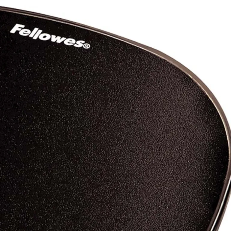 Alfombrilla Fellowes Gel Crystal Negro