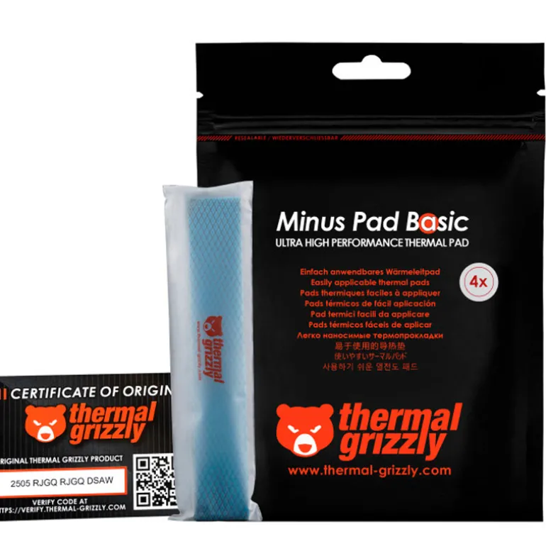 Almohadilla Térmica Thermal Grizzly Minus Pad Advance 100 x 100 x 0,5 mm 2u