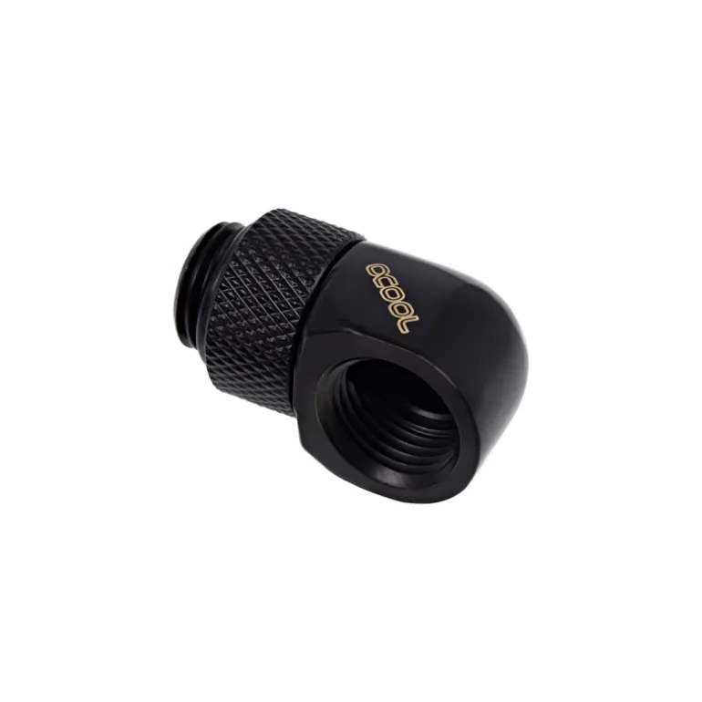 Alphacool Eiszapfen L Rotatable G1/4 Negro - Adaptador