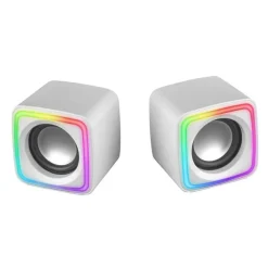 Altavoces Mars Gaming MSCUBE 8W Blanco