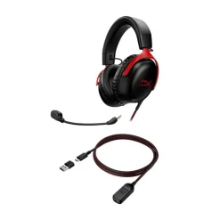 Auriculares HyperX Cloud III S Wireless 2.4GHz Multiplataforma Negro