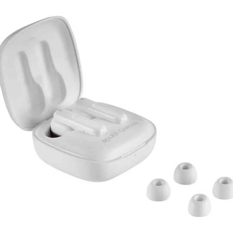 Auriculares Mars Gaming MIHBW Bluetooth 5.1 Blanco