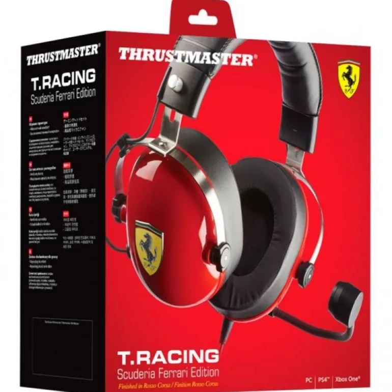 Auriculares Thrustmaster T-Racing Ferrari Edition