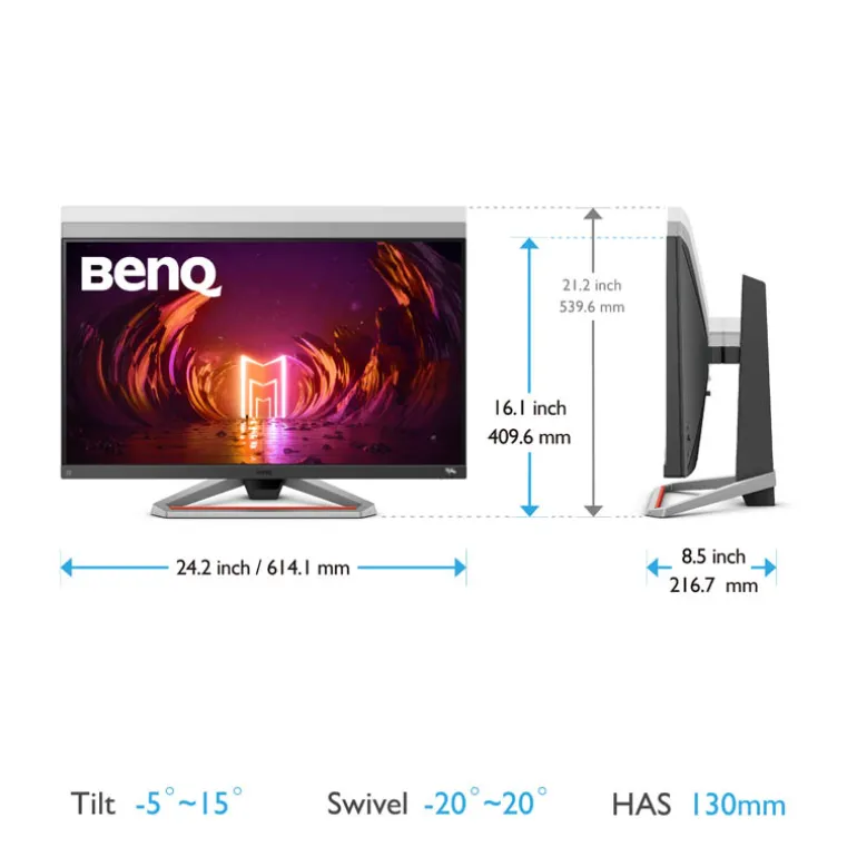 BenQ MOBIUZ EX2710S 27" FHD FreeSync 165Hz - Monitor
