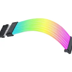 Cable Extensión Lian Li Strimer Wireless ARGB PW24-1W-T 24 Pines Para Placa Base Blanco + Controlador