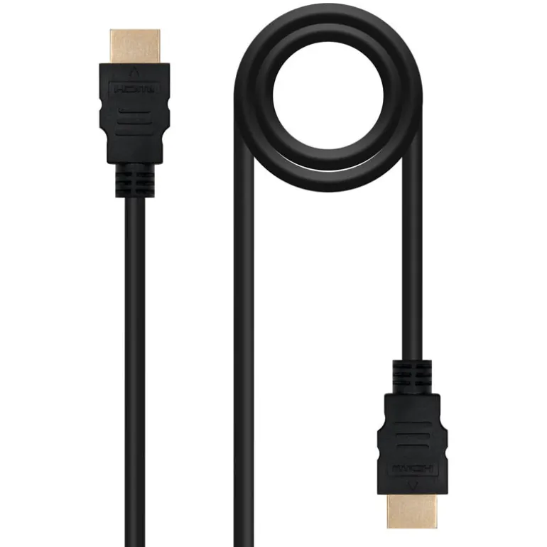 Cable HDMI Nano Cable HDMI Alta Velocidad / HEC, A/M-A/M Negro 1.8m