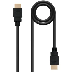 Cable HDMI Nano Cable HDMI Alta Velocidad A/M-A/M Negro 1.8m
