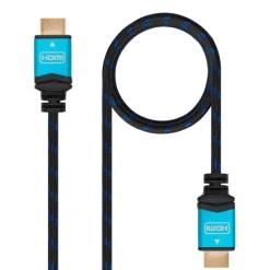 Cable HDMI Nano Cable HDMI V2.0 4K@60Hz A/M-A/M Negro 5m