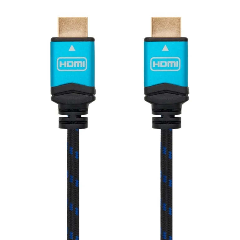 Cable HDMI Nano Cable HDMI V2.0 4K@60Hz A/M-A/M Negro 1.5m
