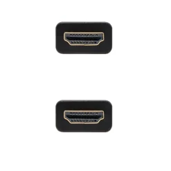 Cable HDMI Nano Cable HDMI V2.0 4K@60Hz A/M-A/M Negro 1m