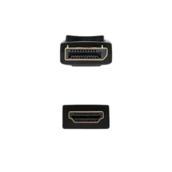 Cable  Nanocable DisplayPort a HDMI 2M Negro