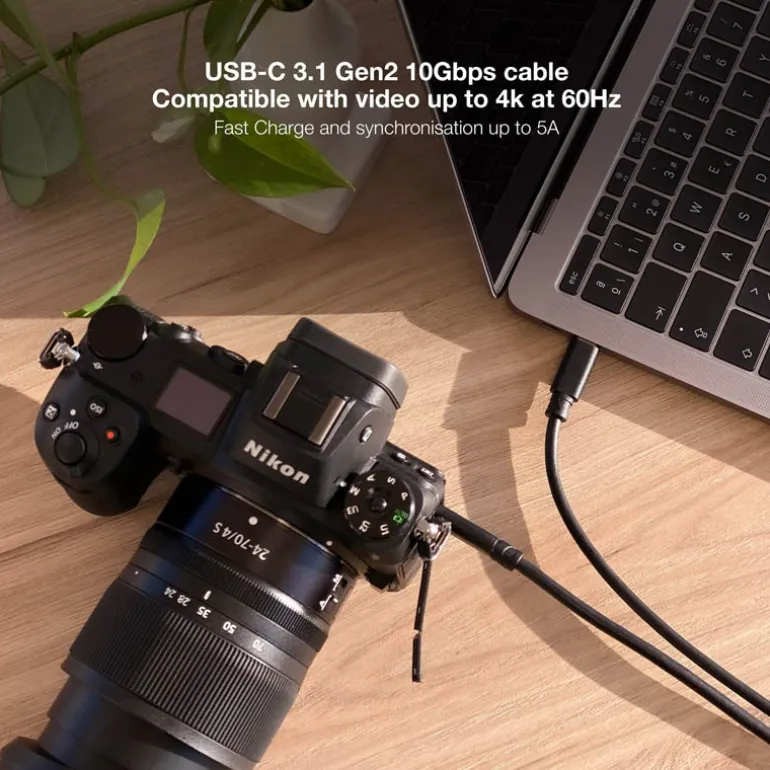 Cable Nanocable USB 3.2 Gen2x2 4K/60Hz 3m Negro