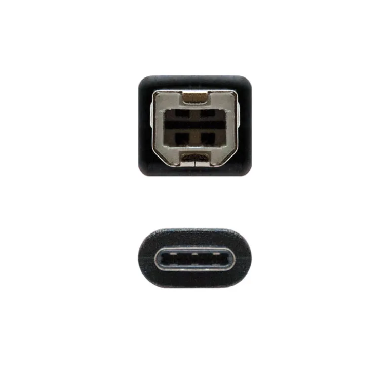 Cable Nanocable USB 2.0 Impresora Tipo USB C M-BM 1M Negro