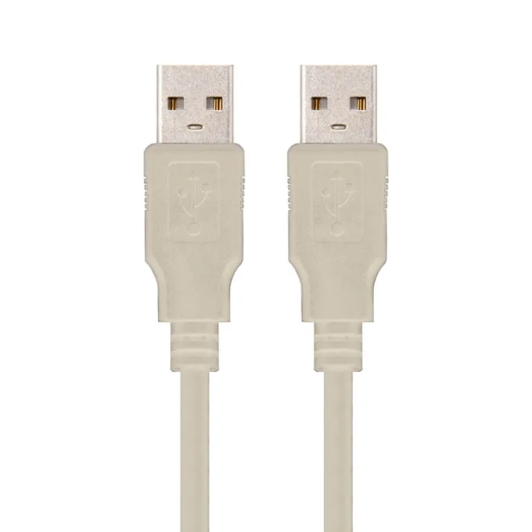 Cable Nano Cable USB 2.0 Tipo AM-AM 2M Blanco