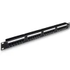Cable Red Aisens A141-0307 24 Puertos RJ45 Cat.5e UTP 19" 1U Negro
