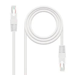 Cable Red Nano Cable Latiguillo Categoria 6 UTP 2M Blanco