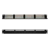 Cable Red Nanocable 10.21.4124 24 Puertos RJ45 Cat.6A UTP 19" 1U Negro