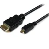 Cable Startech HDMI Alta Velocidad Con Ethernet 3m a Micro HDMI - 2 x Macho - Negro