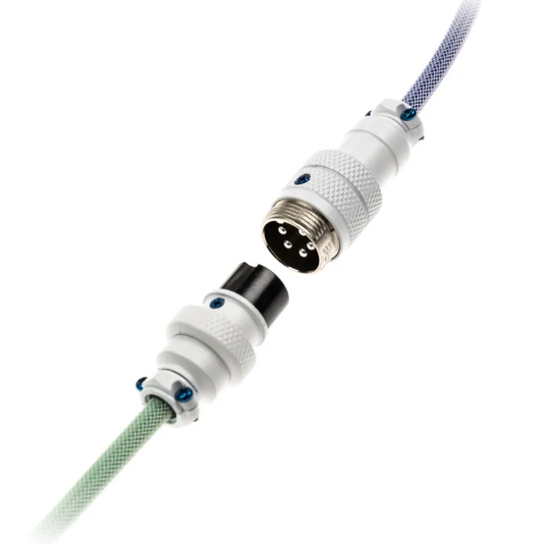 Cable Teclado Ducky Cable Espiral Verde/Azul