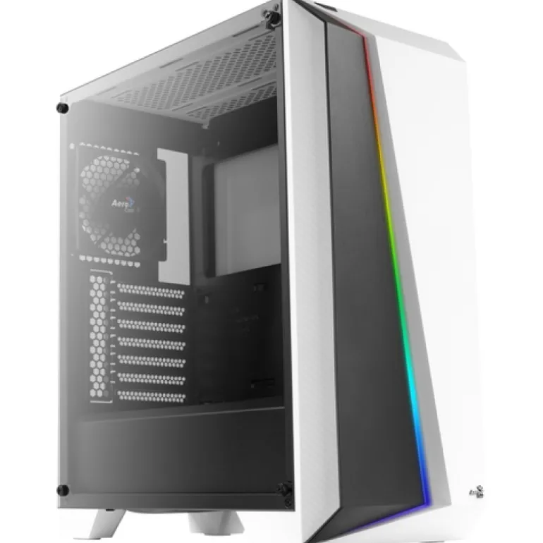 Caja/Torre Aerocool Cylon Pro Cristal Templado Blanco