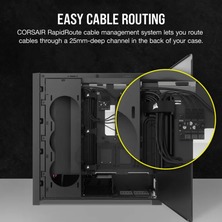 Caja/Torre Corsair iCue 5000D RGB Airflow Blanco