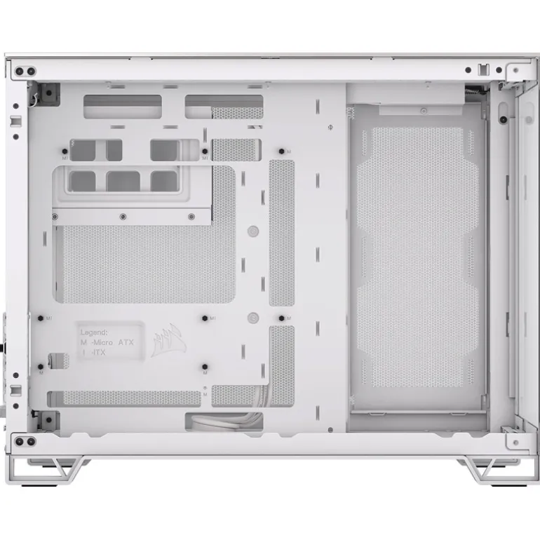 Caja/Torre Corsair 2500X Blanco/Gris Aluminio