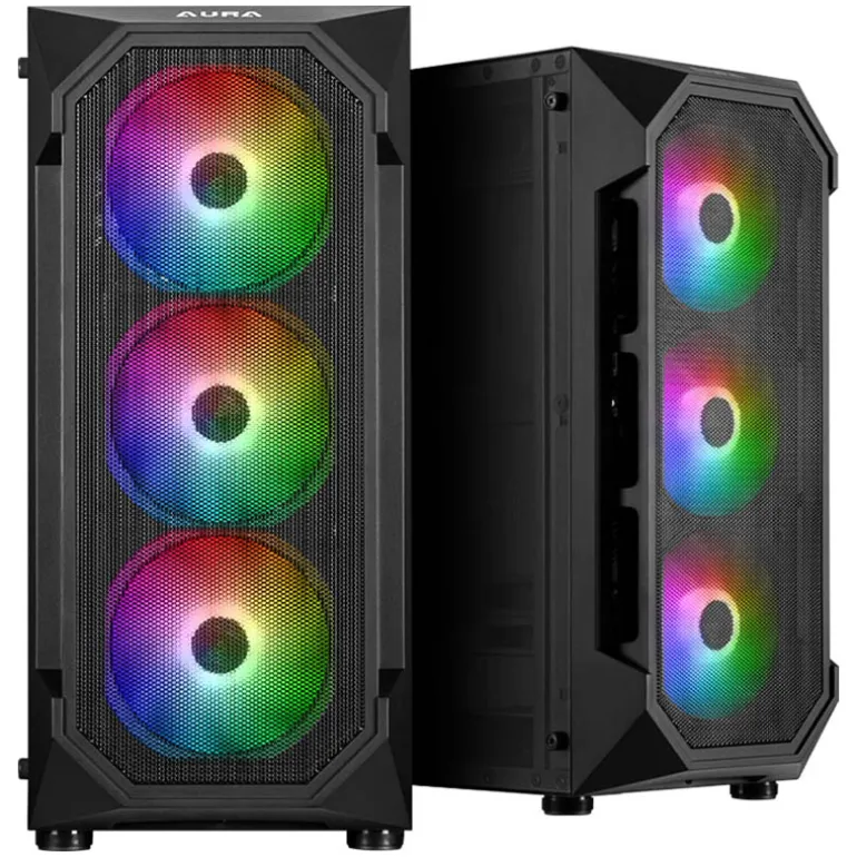 Caja/Torre Gamdias Aura GC1 Negro