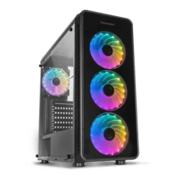 Caja/Torre Nox Hummer TGM RGB Cristal Templado