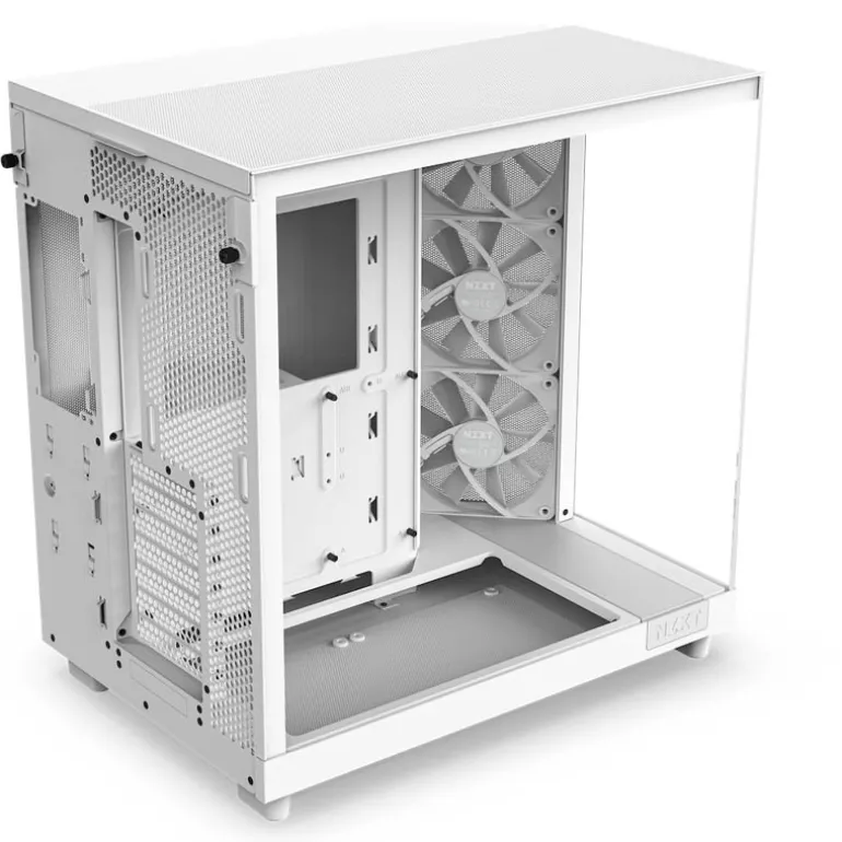 Caja/Torre NZXT H6 Flow RGB Blanco