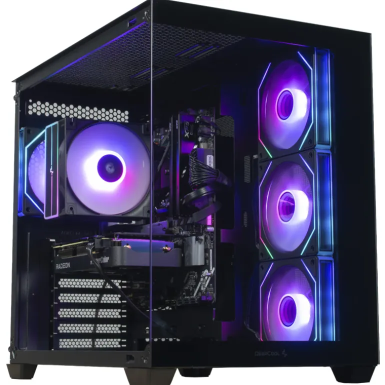 COOLPC Black III - Ryzen 5 7600X / Radeon RX 9060 XT 16GB / 16GB DDR5 / 1TB SSD / W11