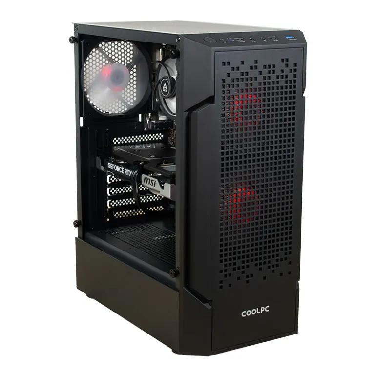 COOLPC Gamer - Ryzen 5 5500 / GeForce RTX 5060 8GB / 16GB DDR4 / SSD 1TB / W11 + GA241 24" FHD 100Hz