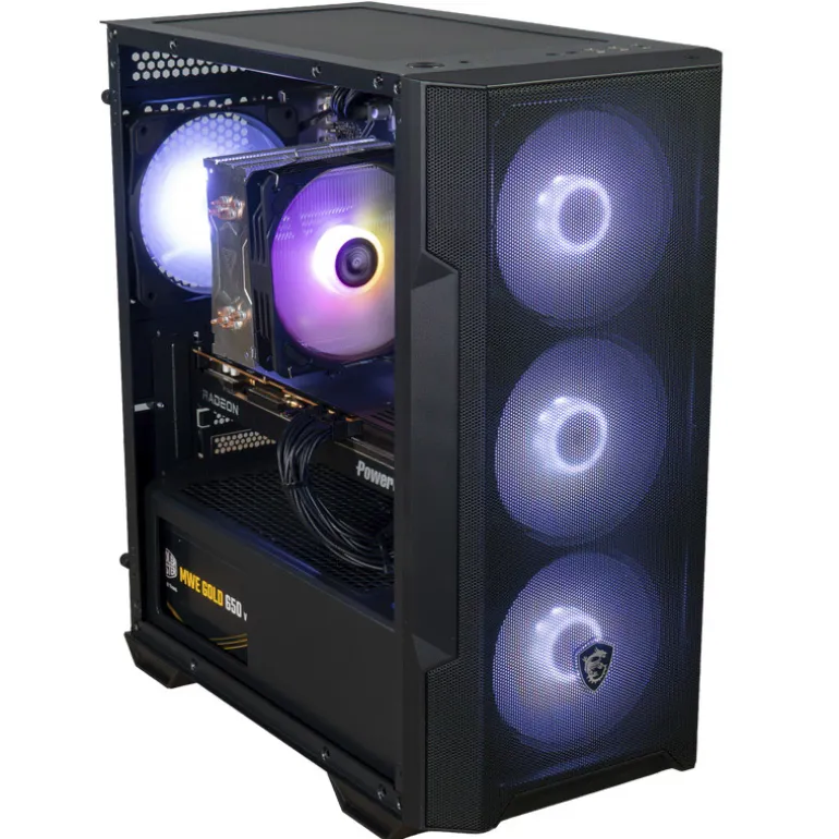 COOLPC RED XIX - Ryzen 5 7600 / Radeon RX 9070 XT 16GB / 32GB DDR5 6000Mhz / NVMe 1TB / W11P