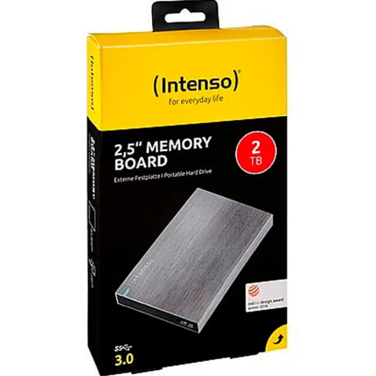Disco Duro Externo Intenso 6028680 HDD 2TB 2.5" USB 3.0 Aluminio