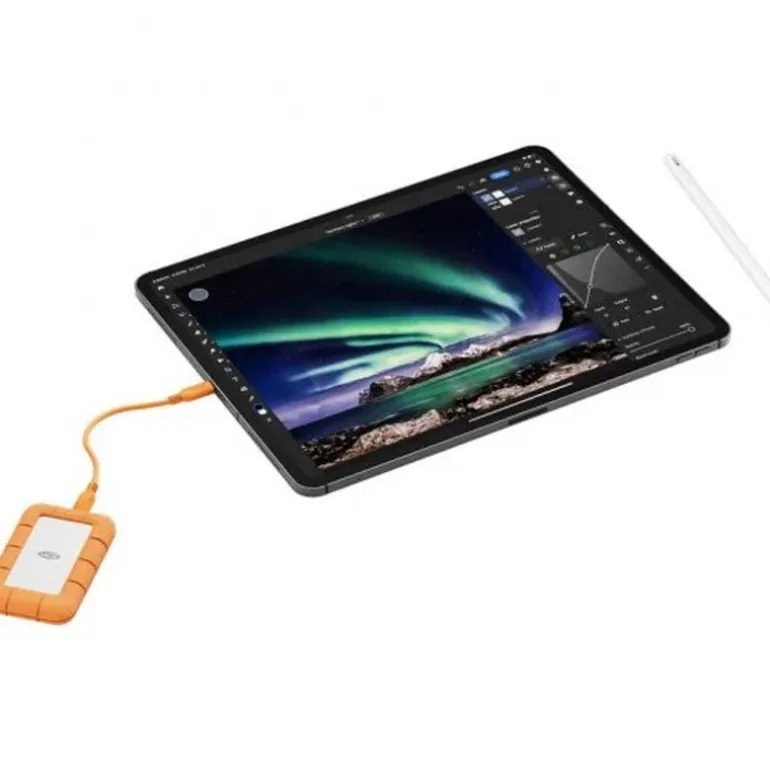 Disco Duro Externo LaCie Rugged 500GB 2.5" USB 3.2 Gris