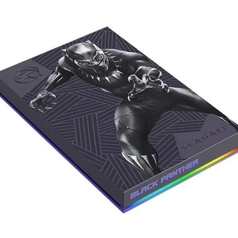 Disco Duro Externo Seagate Marvel Black Panther 2TB 2.5" USB 3.0 Negro