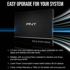 Disco Duro SSD PNY SSD CS900 2TB 2.5