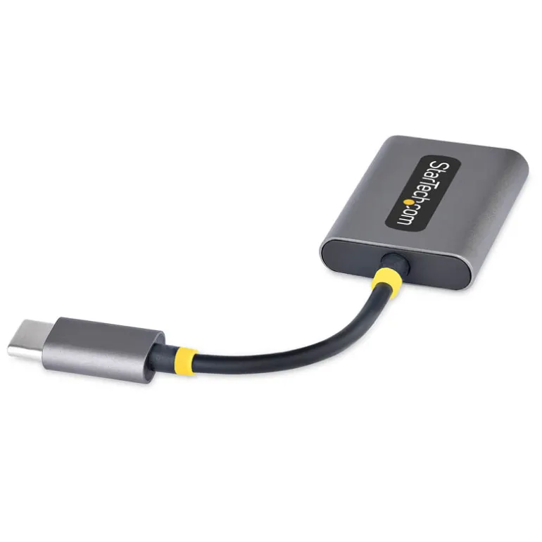 Divisor Startech.com DAC USB-C a 2 Auriculares Micrófono