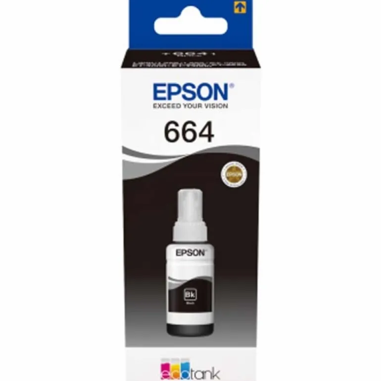 Epson T6641 Negro 70ml - Kit Relleno Tinta