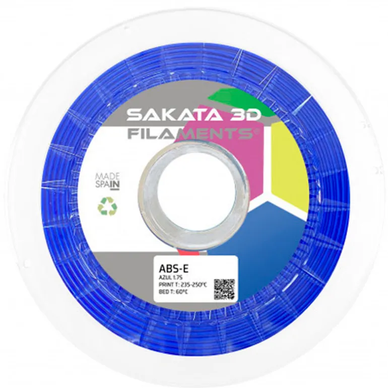 Filamento Sakata 3D ABS-E 1.75mm 850g Azul