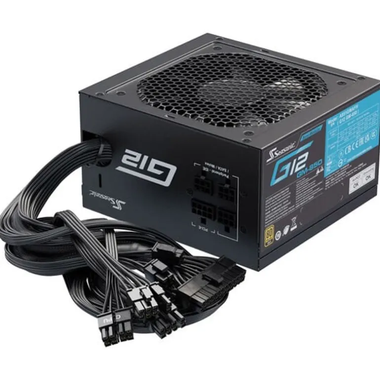 Fuente/PSU Seasonic G12 GM FM 80 Plus Gold 850W Semi-Modular