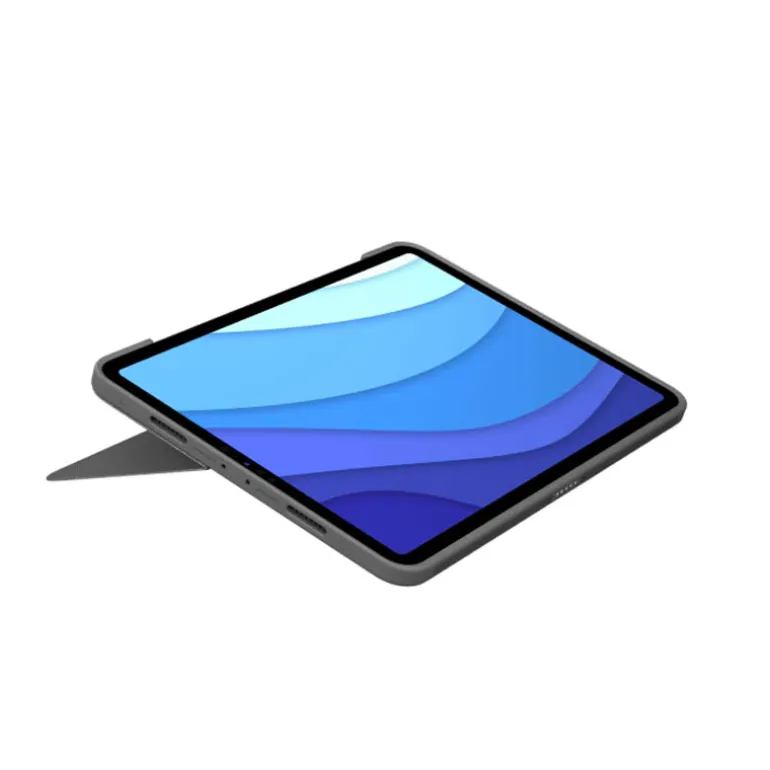 Funda Tablet Logitech Combo Touch Apple Ipad Pro 12.9" 5 Gen Gris