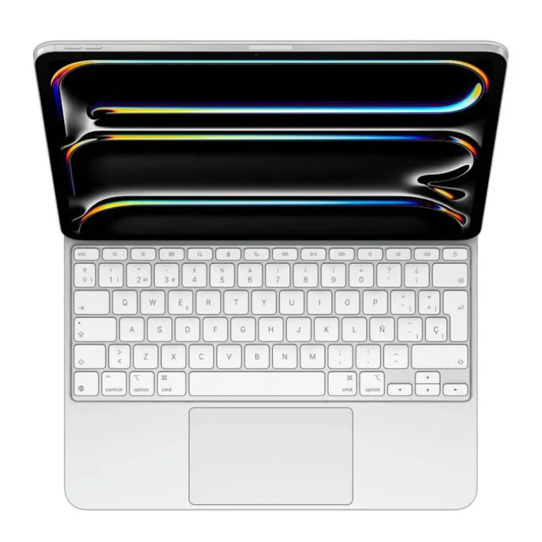 Funda Teclado Apple Magic Keyboard Para iPad Pro 13" M4 Español Blanco