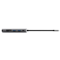 Hub Trust Dalyx 7 En 1 USB-C Plata